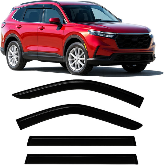 2023-2025 Tape-On Rain Guards for Honda CR-V Side Window Visor Deflectors LX EX EX-L Sport Hybrid Sport Touring Durable Vent Shades CRV 2024