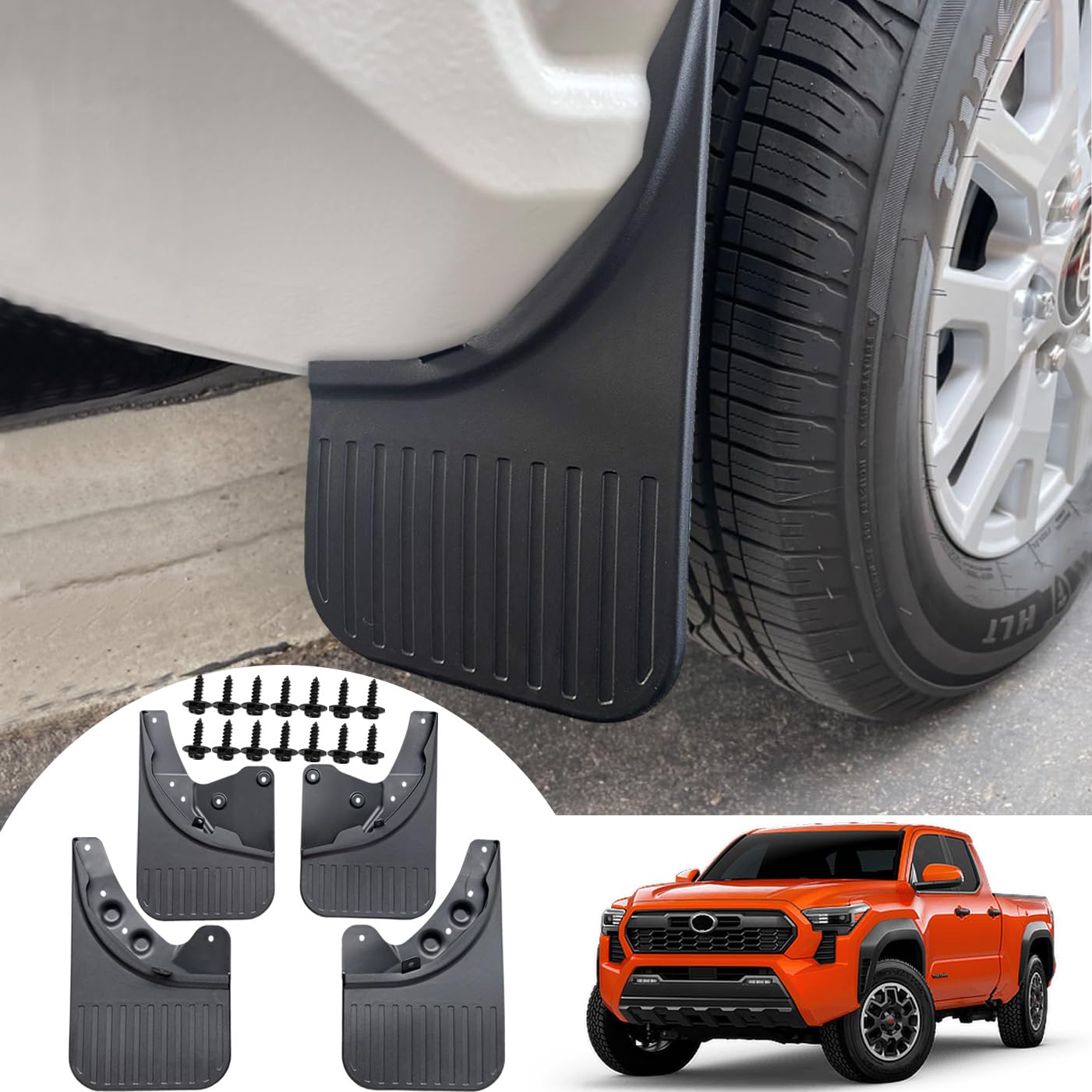 for Honda CRV 2023 2024 2025 2026 Splash Guard - Front & Rear Mud Flaps for Honda CR-V LX/EX/EXL 2023 2024 2025 2026 Exterior Accessories (Not for Hybrid)