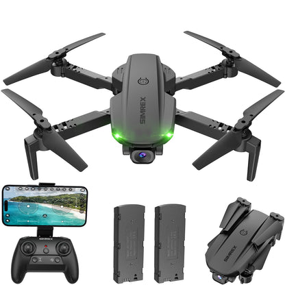Drone With Camera 1080P for Kids And Adults, RC Quadcopter with Altitude Hold, Mini Drone With One Key Start, Waypoint Fly, Headless Mode, 3D Flip, 3 Speeds, Remote Control Drone for Beginners