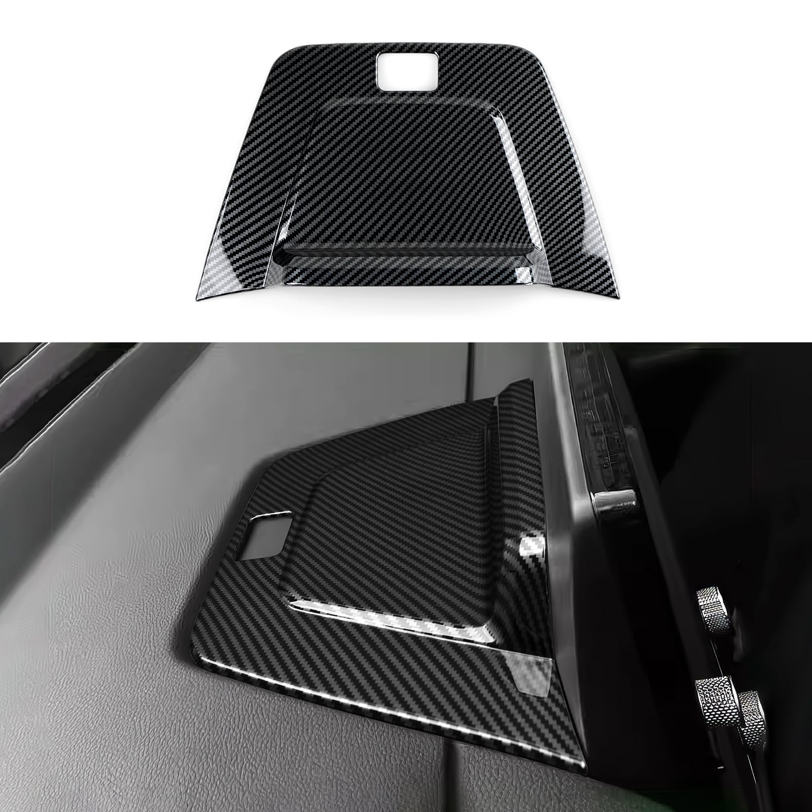 Calcomanías para cubierta de marco de tablero para Honda CR-V 2023, 2024, 2025, accesorios CRV, ABS, fibra de carbono, calcomanías interiores