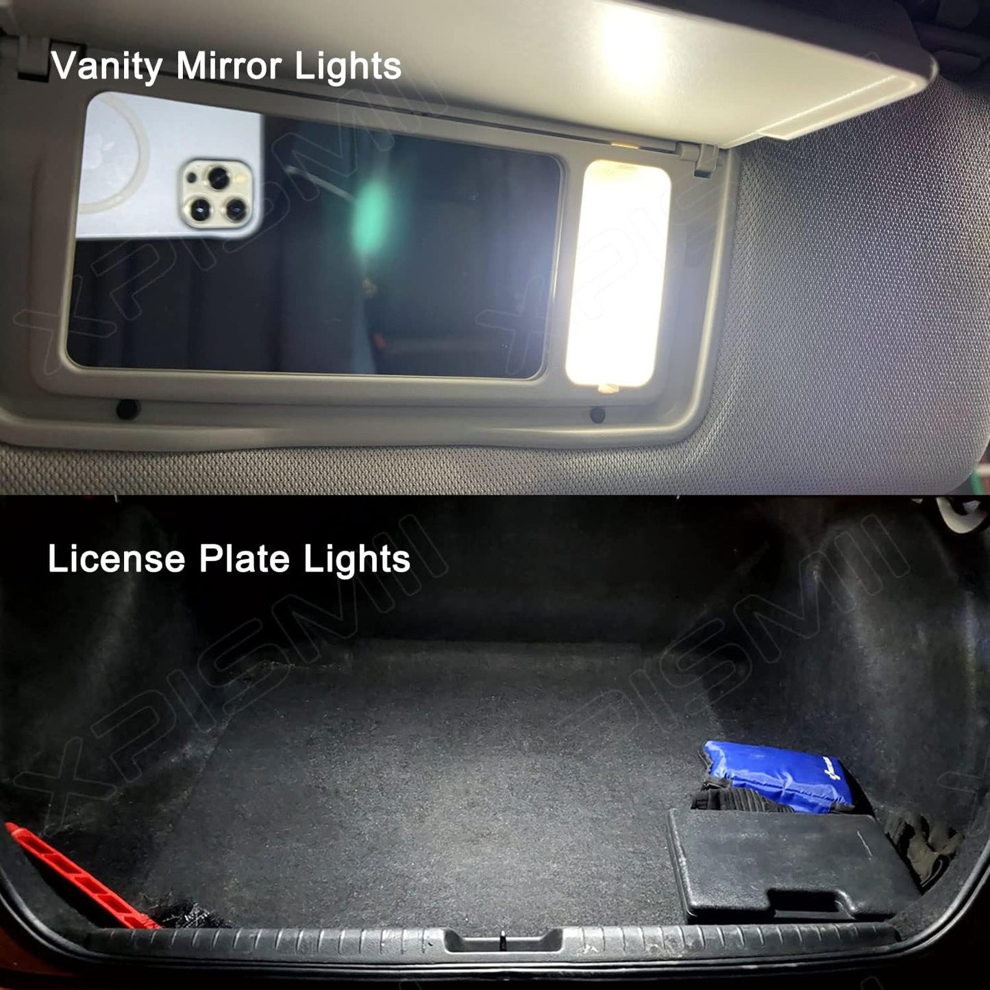 6 Piece 6000K White Accord Interior LED Light Kit Package Replacement for Honda Accord 2018 2019 2020 2021 2022, with Placement Diagram and Install Tool