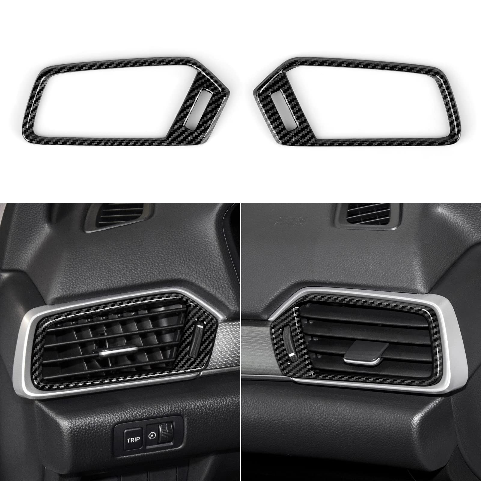 Calcomanías para panel de palanca de cambios versión a gas para Honda Accord 2018 2019 2020 2021 2022 Accesorios de 10ª generación ABS Calcomanías interiores de fibra de carbono