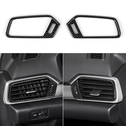 Calcomanías para panel de palanca de cambios versión a gas para Honda Accord 2018 2019 2020 2021 2022 Accesorios de 10ª generación ABS Calcomanías interiores de fibra de carbono