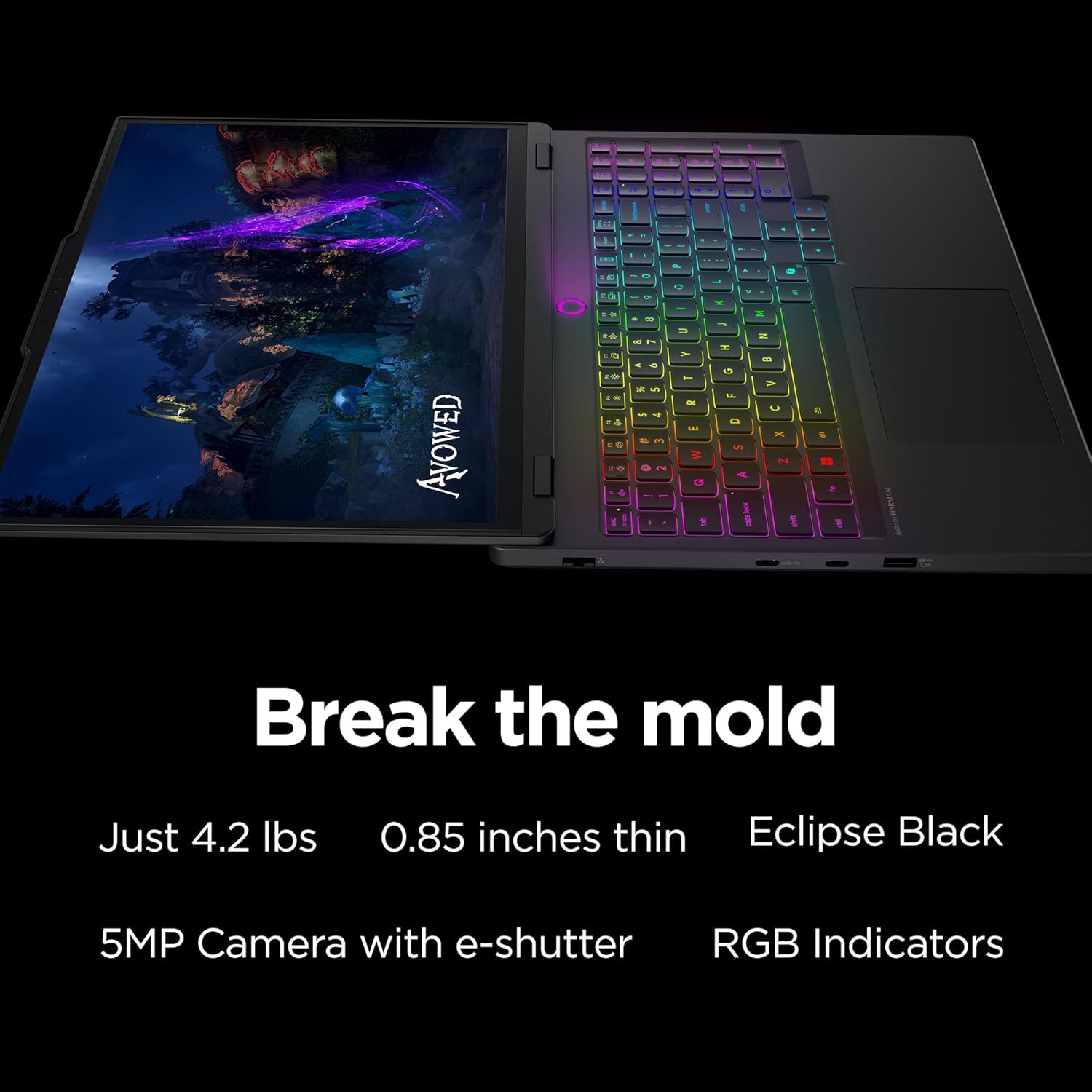 Lenovo Legion 5i - Portátil para juegos - Intel® Core™ i7-14700HX - Pantalla OLED WQXGA PureSight de 15" 2.5K WQXGA PureSight - Frecuencia de actualización de 165Hz - NVIDIA® GeForce RTX™ 5070