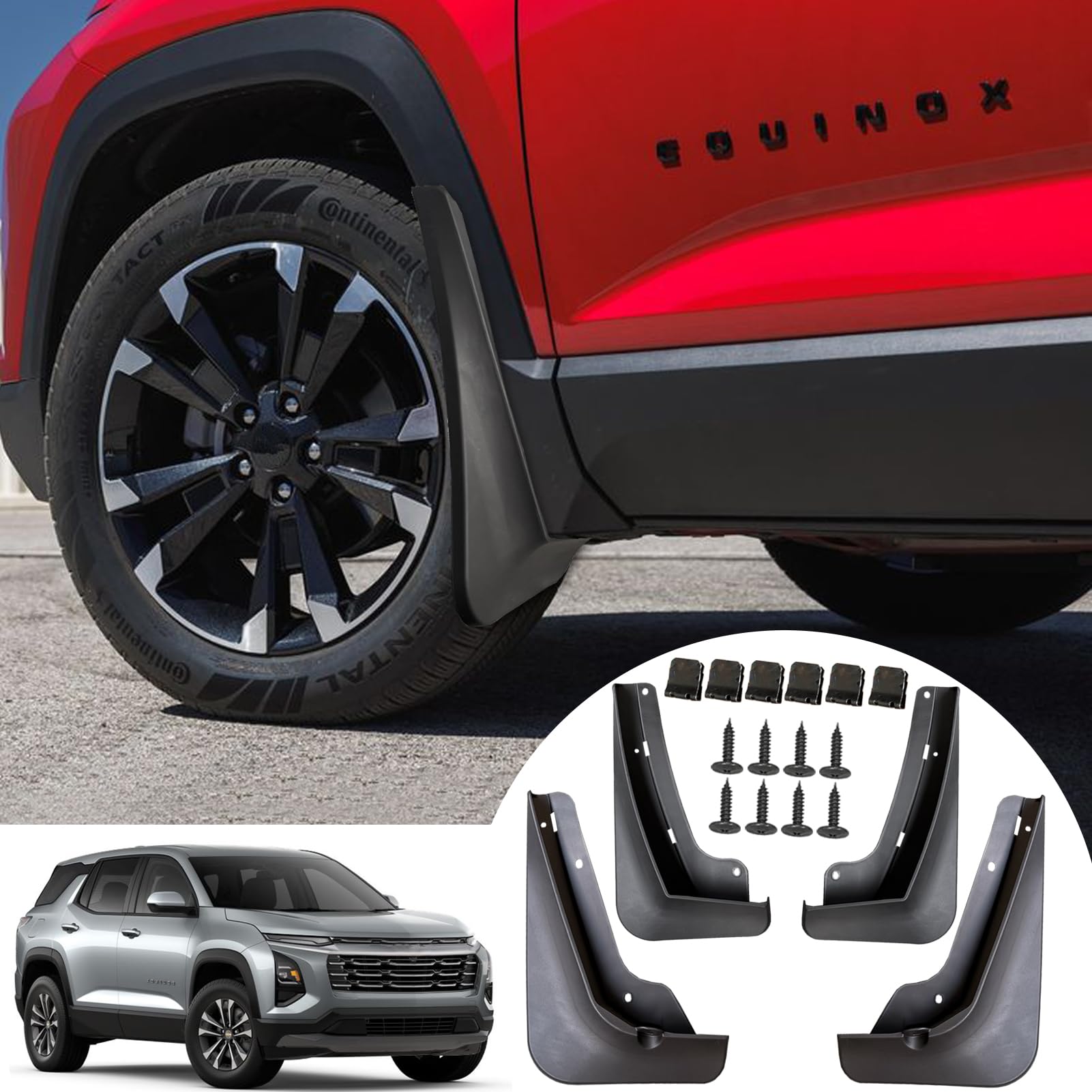 for Honda CRV 2023 2024 2025 2026 Splash Guard - Front & Rear Mud Flaps for Honda CR-V LX/EX/EXL 2023 2024 2025 2026 Exterior Accessories (Not for Hybrid)