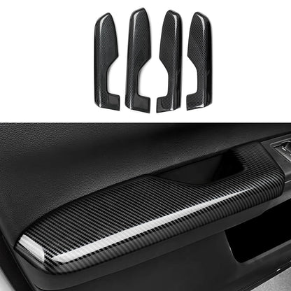 Calcomanías para cubierta de marco de tablero para Honda CR-V 2023, 2024, 2025, accesorios CRV, ABS, fibra de carbono, calcomanías interiores