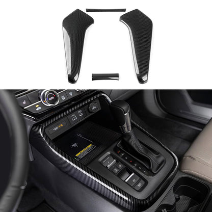 Calcomanías para cubierta de marco de tablero para Honda CR-V 2023, 2024, 2025, accesorios CRV, ABS, fibra de carbono, calcomanías interiores