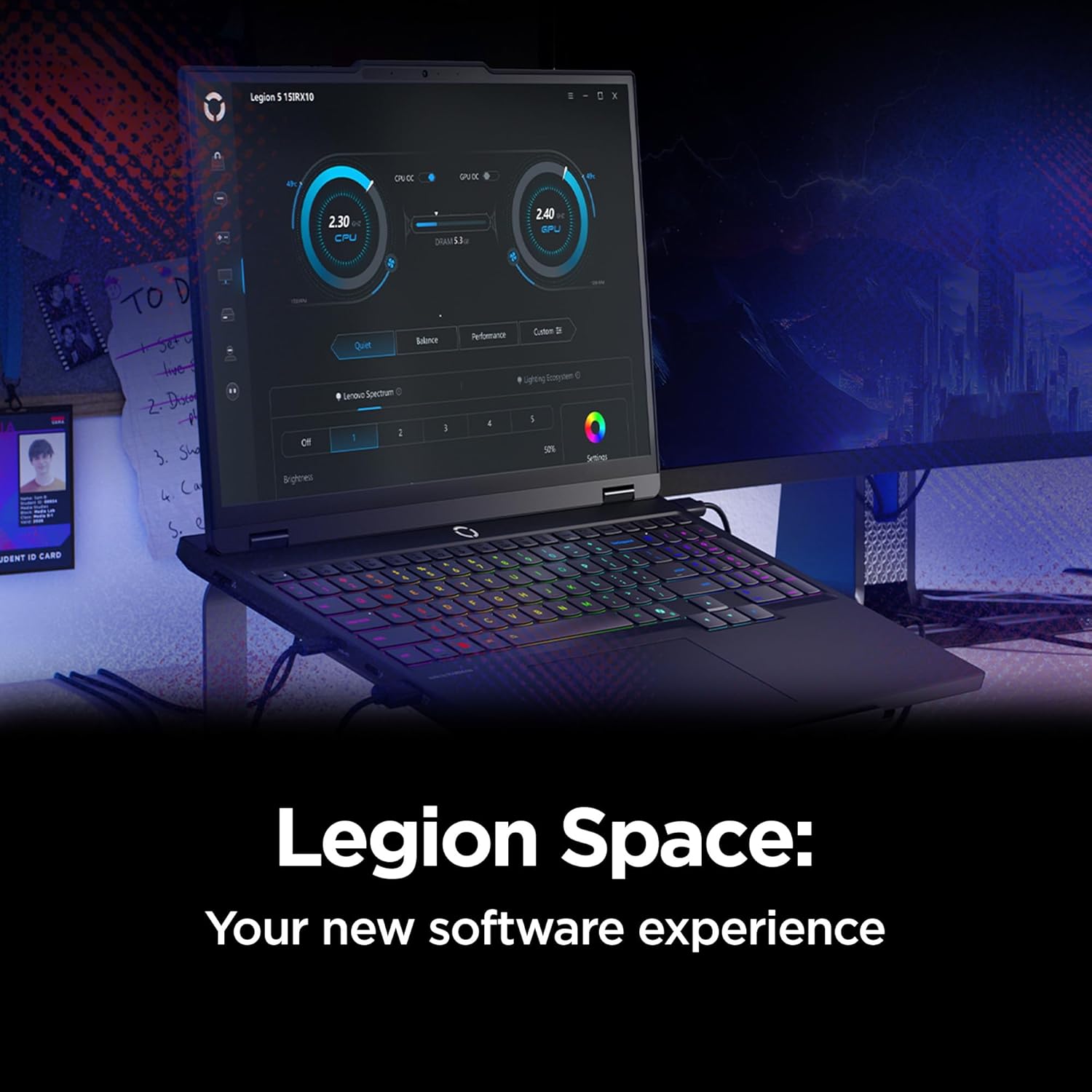 Lenovo Legion 5i - Portátil para juegos - Intel® Core™ i7-14700HX - Pantalla OLED WQXGA PureSight de 15" 2.5K WQXGA PureSight - Frecuencia de actualización de 165Hz - NVIDIA® GeForce RTX™ 5070