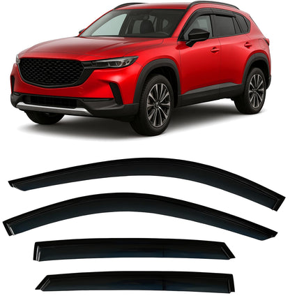 2023-2025 Tape-On Rain Guards for Honda CR-V Side Window Visor Deflectors LX EX EX-L Sport Hybrid Sport Touring Durable Vent Shades CRV 2024