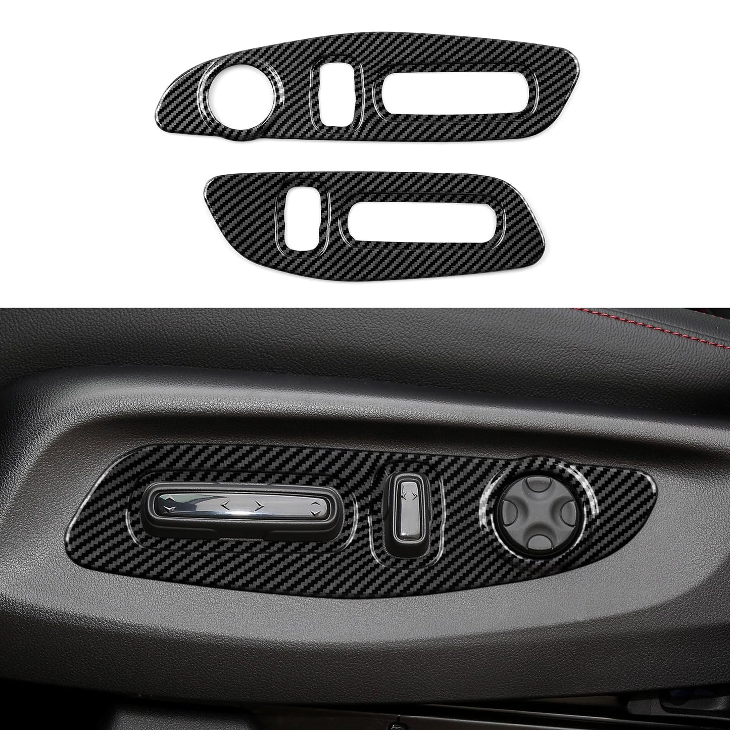 Calcomanías para cubierta de marco de tablero para Honda CR-V 2023, 2024, 2025, accesorios CRV, ABS, fibra de carbono, calcomanías interiores