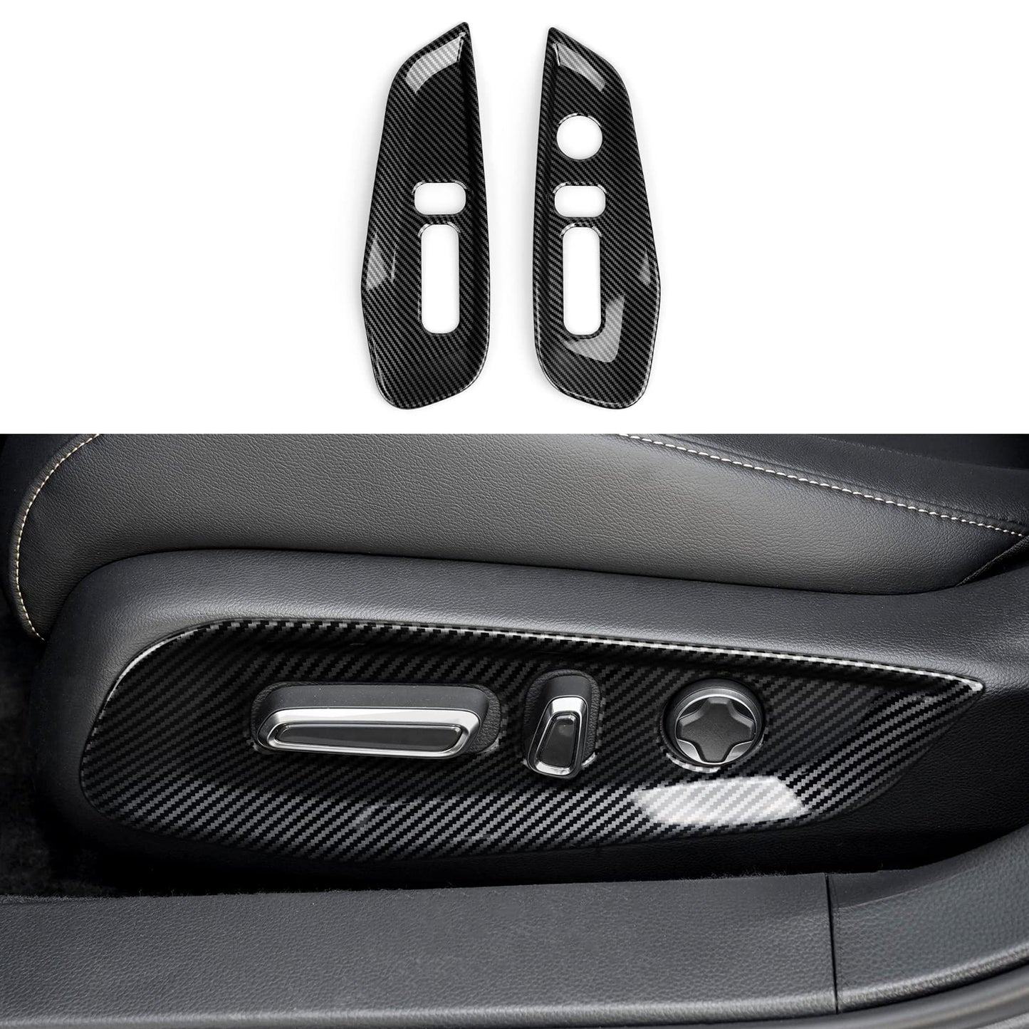 Calcomanías para panel de palanca de cambios versión a gas para Honda Accord 2018 2019 2020 2021 2022 Accesorios de 10ª generación ABS Calcomanías interiores de fibra de carbono