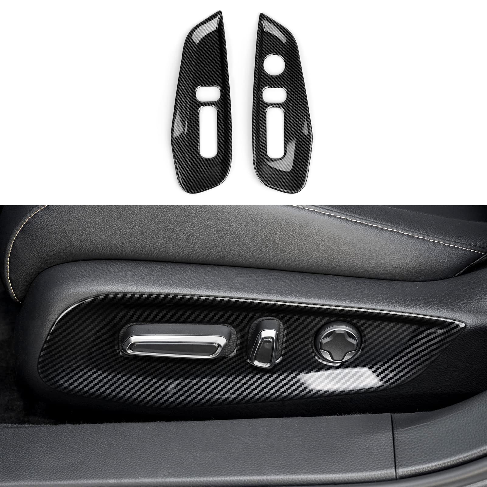 Calcomanías para panel de palanca de cambios versión a gas para Honda Accord 2018 2019 2020 2021 2022 Accesorios de 10ª generación ABS Calcomanías interiores de fibra de carbono