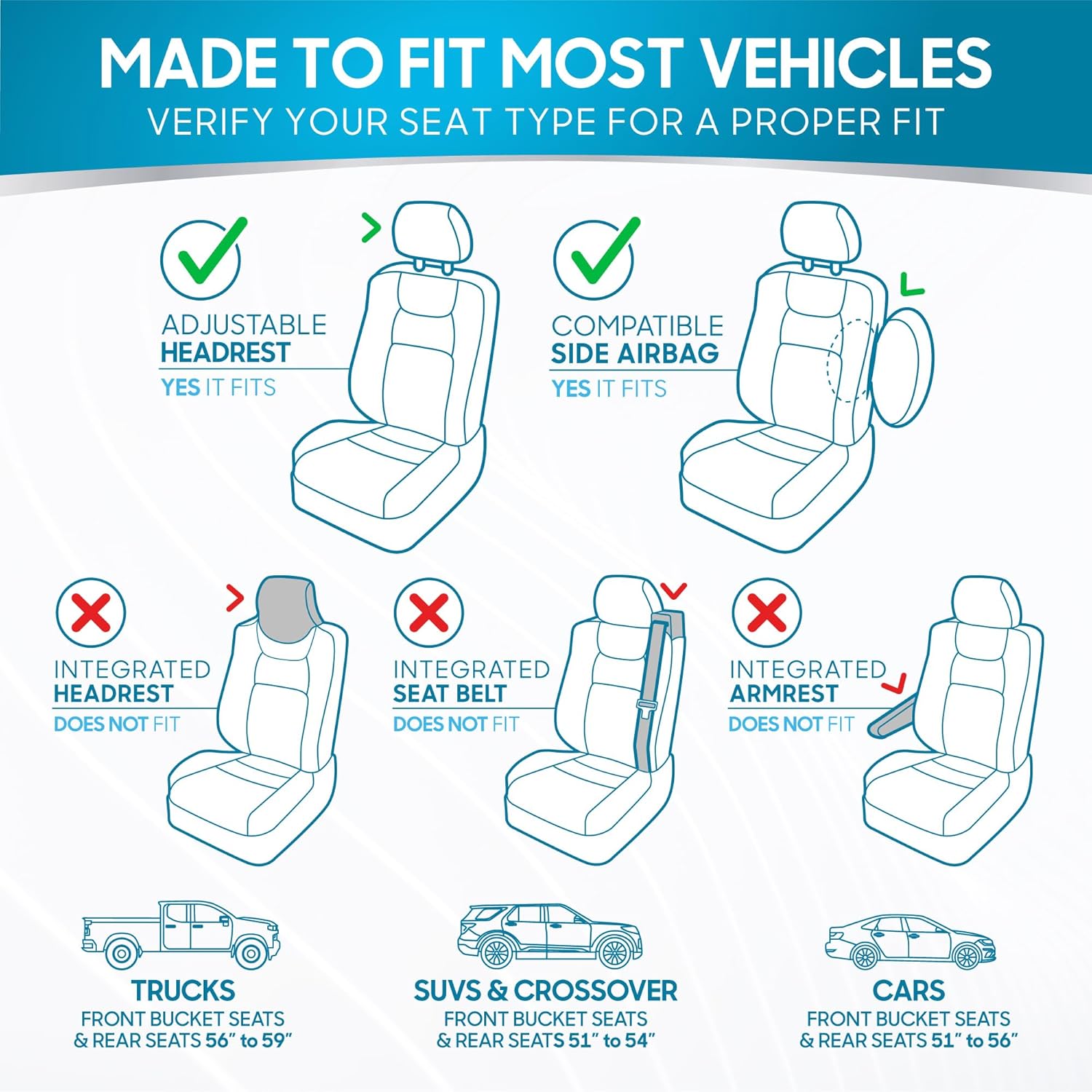 BDK PolyPro - Juego completo de fundas de asiento de coche en rojo sobre negro, fundas de asiento dividido delantero y trasero, fácil de instalar, accesorios para automóviles, camiones, furgonetas,