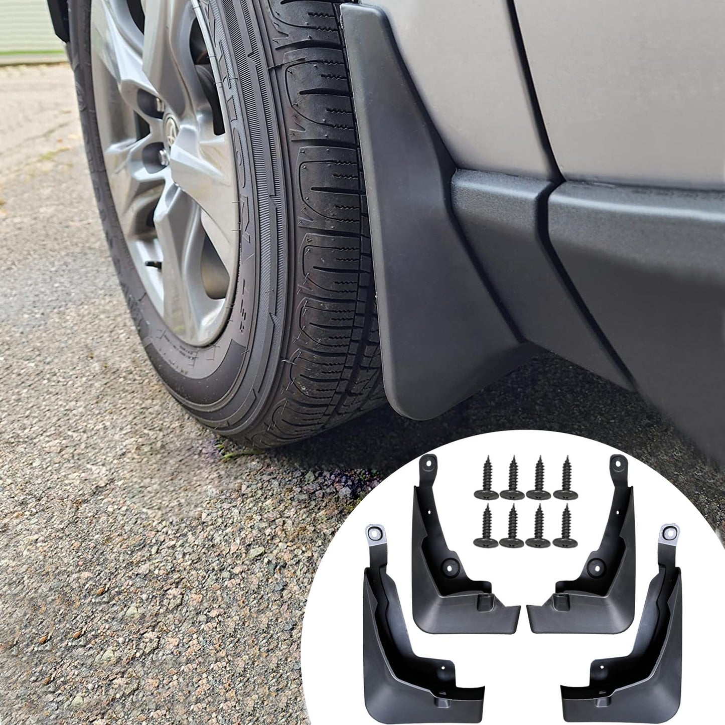 for Honda CRV 2023 2024 2025 2026 Splash Guard - Front & Rear Mud Flaps for Honda CR-V LX/EX/EXL 2023 2024 2025 2026 Exterior Accessories (Not for Hybrid)