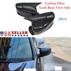 2x Tapicería de cubierta de espejo retrovisor lateral aspecto fibra de carbono para Honda Accord 2008-2013