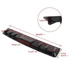 Luces LED labio alerón parachoques difusor trasero aleta de tiburón para Honda Accord 2012-2026